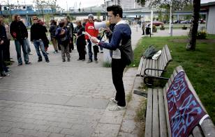 Manifestation against ‘the Apple’ in Biskopsgården